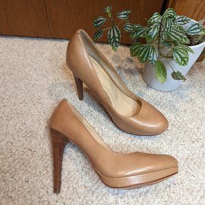 Cole Haan Nike Air Collab Nude Leather Pumps